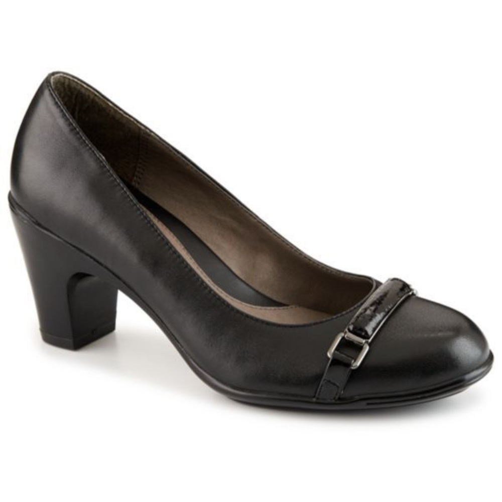 NISA by SOFT SHOE BY MEDICUS NWOB! Black Leather Shoes Size 8.5M
